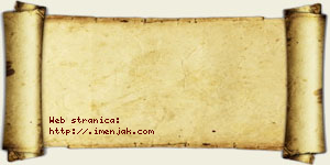 Jelisaveta Kosovac vizit kartica